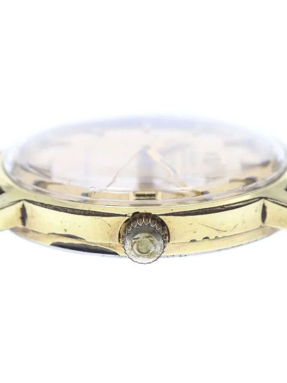 OMEGA Geneve TURLER 166.070 Date cal.565 gold Dial Automatic Men's Watch_958163